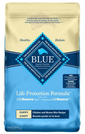 Blue Buffalo Life Protection Formula Chicken & Brown Rice Puppy Dry Dog Food, Assorted Sizes