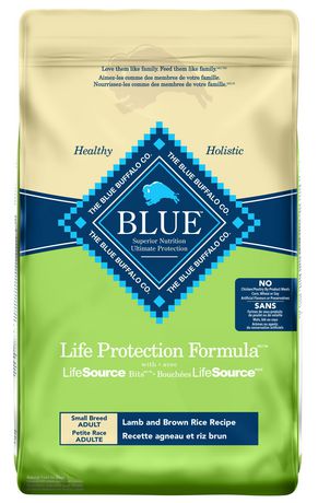 Blue Buffalo Blue Life Protection Formula Small Breed Adult Lamb & Brown Rice Dry Dog Food 4.99kg Small (0-4.99kg);small;not Applicable