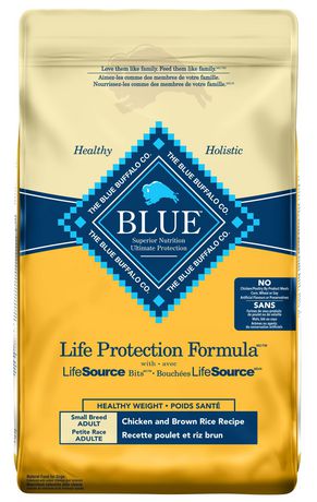 Blue Buffalo Life Protection Formula Adult Small Breed Healthy Weight Dry Dog Food, Chicken 4.5kg