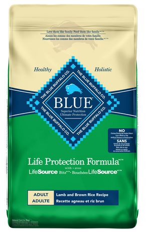 Blue Buffalo Life Protection Formula Lamb & Brown Rice Adult Dry Dog Food, Assorted Sizes