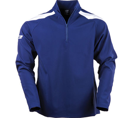 3070-03-XS Rbi Fleece Zip Pullover, Navy, Extra Small