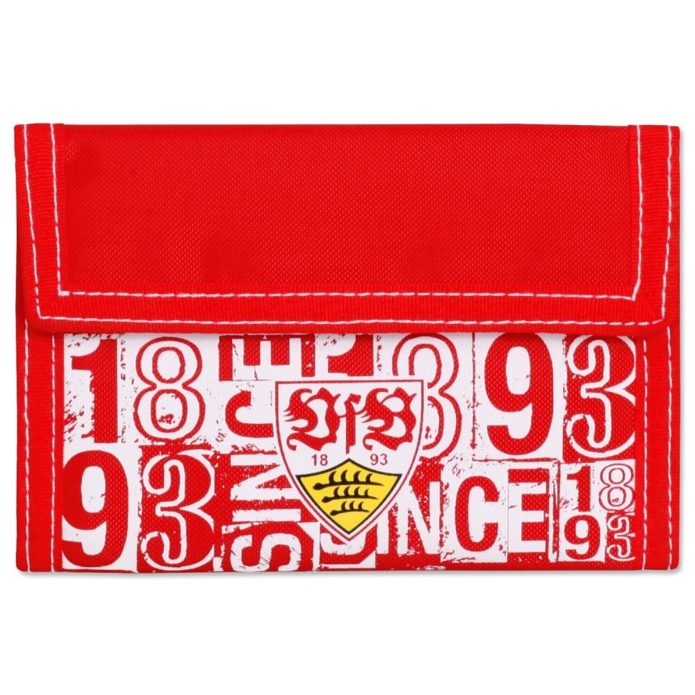 VfB Stuttgart Geldbeutel - 1893 - Rot Portmonee, Geldbörse (L)