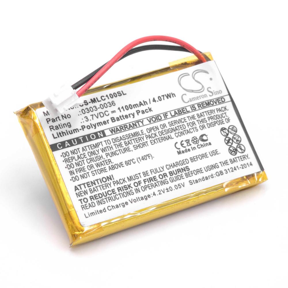 Vhbw Li-Polymer Akku 1100mAh (3.7V) Für Messgerät Wie Minelab 0303-0036