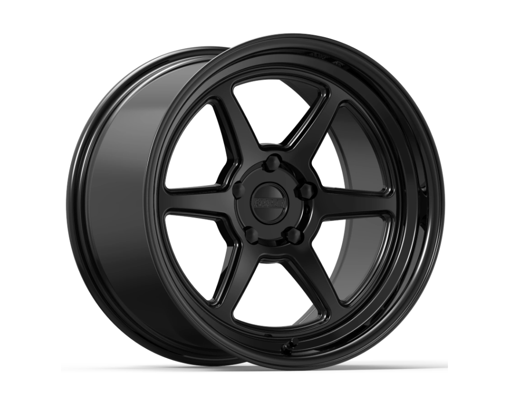 18x9.5 Kansei K14B Roku Gloss Black Wheel 5x4.5 (38mm)