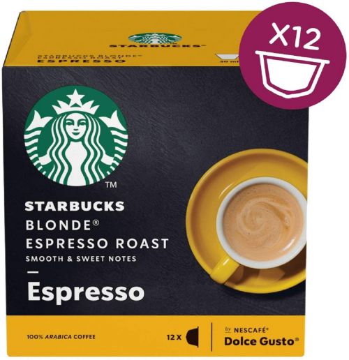 Starbucks STARBUCKS by Nescafe Dolce Gusto Blonde Espresso Roast Coffee 12 Capsu
