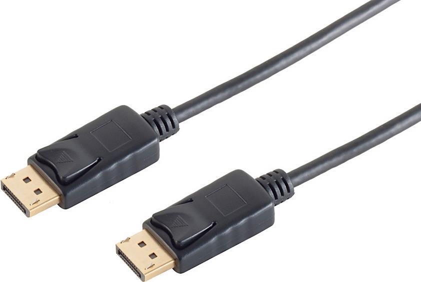 S-Conn Displayport Stecker 20p / Displayport Stecker 20p Verg. 5 Meter Länge