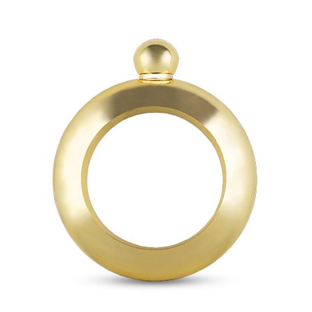 5797 Charade Gold Bracelet Flask