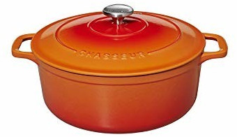 Chasseur Cast Iron Roaster Round 22 Cm - 3.2 L - Orange 4722