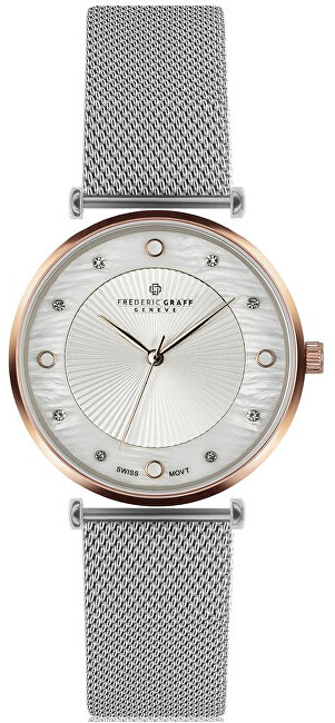 Frederic Graff Rose Jungfrau Lychee Silver Mesh FBS-2518