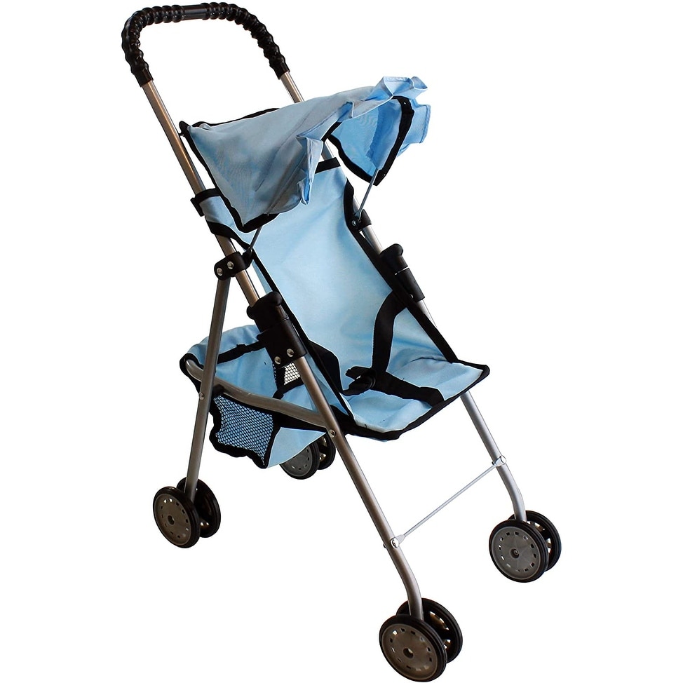 Mommy & Me My First Doll Stroller Sky Blue 9318