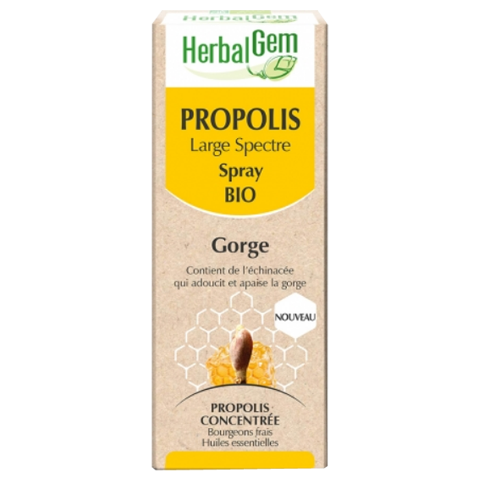 HerbalGem Organic Propolis Spray 15ml