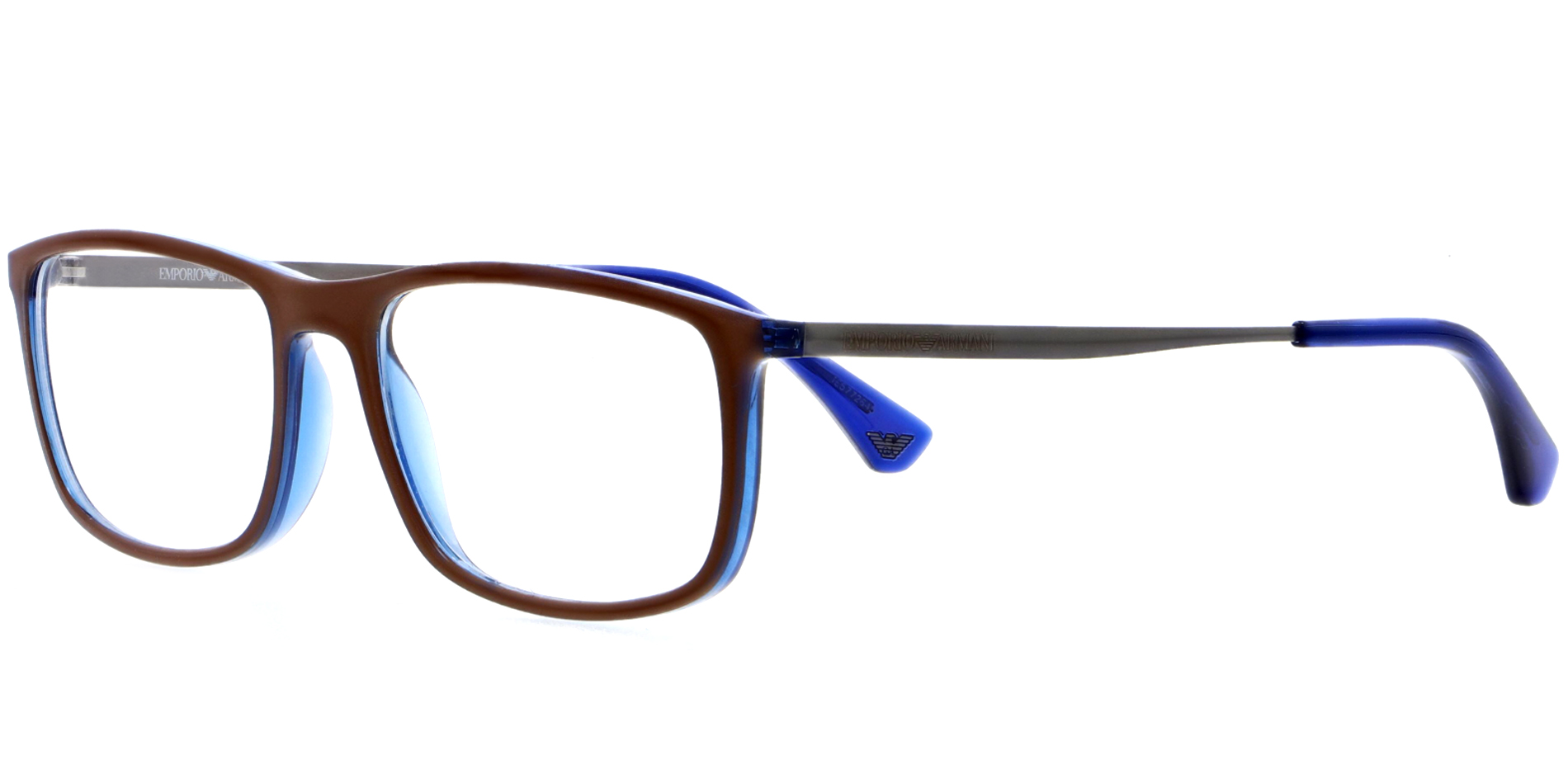 Emporio Armani 3070 Glasses - Men's Frames - Plastic, Brown