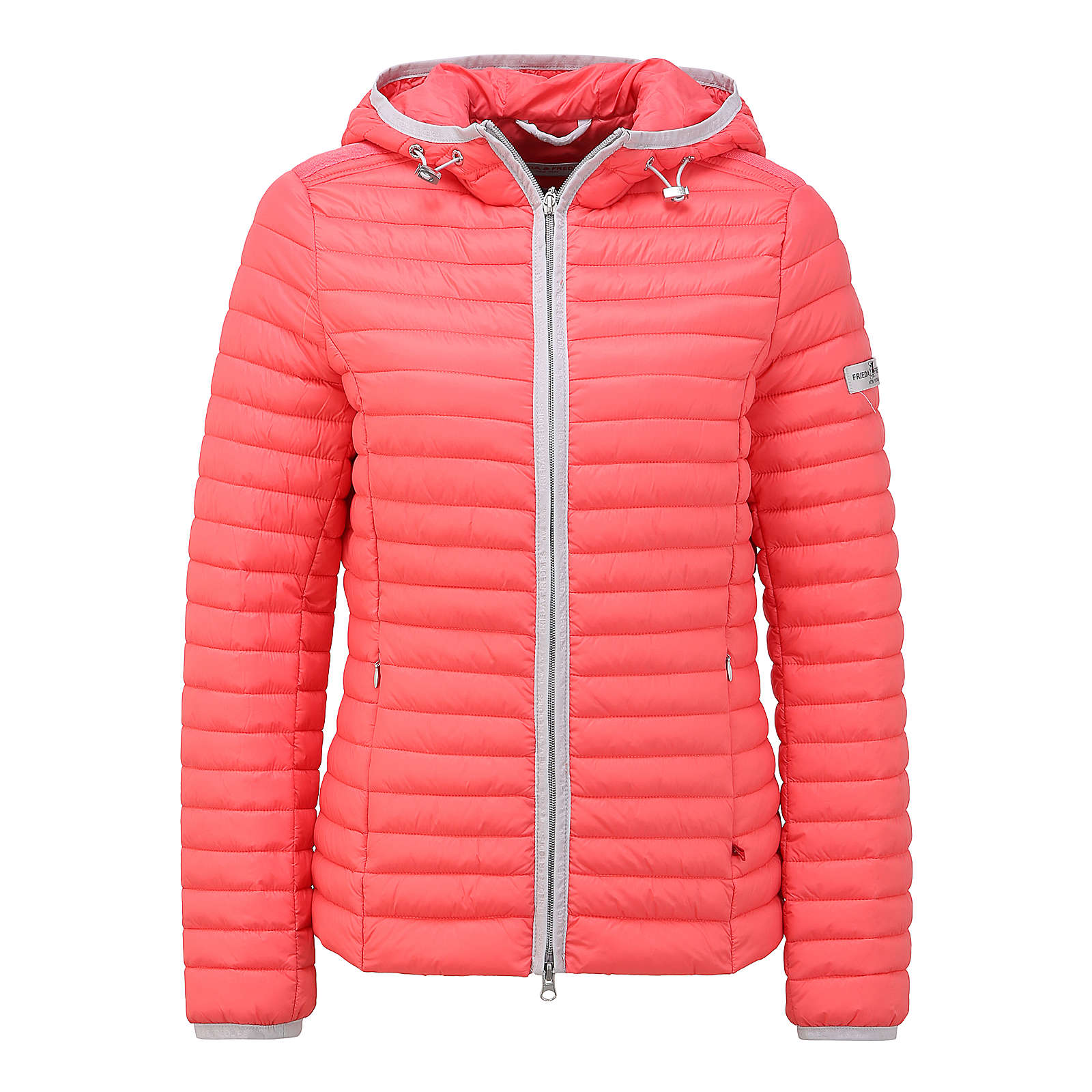 Frieda & Freddies Kapuzensteppjacke FRIDAY 9734 Daunenjacken Koralle Damen Gr. 44