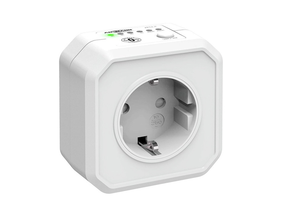 Ansmann Programmable AES1 Socket - Energy Saving Timer Socket with Countdown - Adjustable Socke