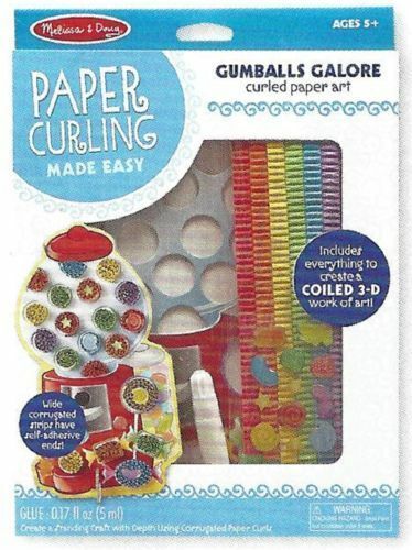 Melissa and Doug Paper Curling Made Easy Gumballs Galore #9318 New
