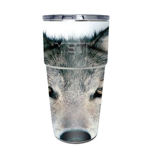 YEPINT16SI-Bubble Gum Cheetah Skin for Yeti Rambler 16 Oz Stackable Cup - Bubble Gum Cheetah
