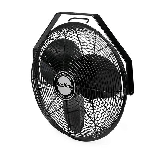 Air King 9318 Industrial Grade High Velocity Multi Mount Fan, 18-Inch, Black