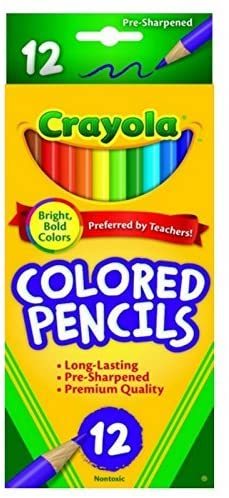 Crayola 68-4012 Colored Pencils, 12-Count, Case of 48, Assorted Colors