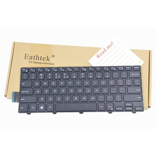 Eathtek Replacement Keyboard Without Backlit for Dell Inspiron 14 3000 14-3000 3441 3442 3443 3445 3446 3447 3449 3451 3458 3459 0FDKH0 NSK-LQ0SC PK13