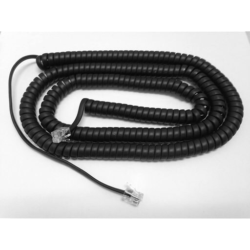 The VoIP Lounge Replacement 25 Foot Long Handset Receiver Cord for Mitel IP 5000 Series Phone 5304 5312 5324 5320 5330 5340 5360 5207 5212 5215.