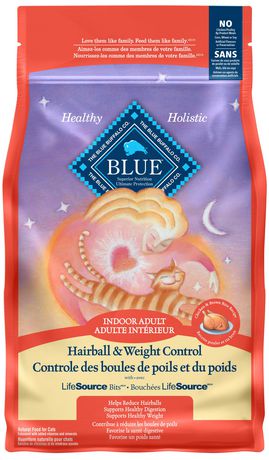 Blue Buffalo Tastefuls Adult Indoor Hairball Weight Control Natural Adult Dry Cat Food, Chicken & Brown Rice Medium (2.01-4kg);all Sizes;not Applicabl