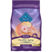 Blue Buffalo Tastefuls Dry Cat Food for Adult Cats 7+  Chicken & Brown Rice  3-lb. Bag