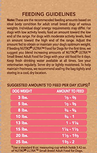 Nutro Ultra Chicken, Lamb and Salmon Protein Trio Small Breed Adult Dry Dog Food, 8 Lbs thumbnail
