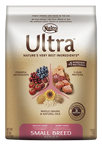 Nutro Ultra Chicken, Lamb and Salmon Protein Trio Small Breed Adult Dry Dog Food, 8 Lbs thumbnail