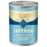 Blue Buffalo Blue Freedom Grain-Free Puppy Grain-Free Chicken Recipe Wet Dog Food, 12.5 Oz., Case of 12