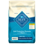 Blue Buffalo Life Protection Formula Adult Small Bite Dry Dog Food  Chicken & Brown Rice  15 Lbs