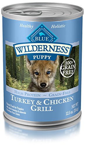 Blue Buffalo Wilderness Turkey & Chicken Wet Food for Puppies, 12.5 Oz., Case of 12 thumbnail