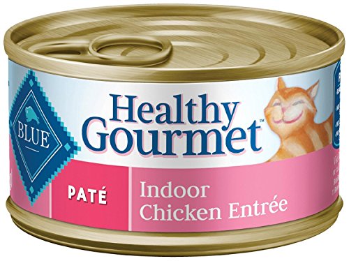Blue Buffalo Blue Healthy Gourmet Indoor Mature Chicken Entree Wet Cat Food, 3 Oz., Case of 24, 24 X 3 OZ
