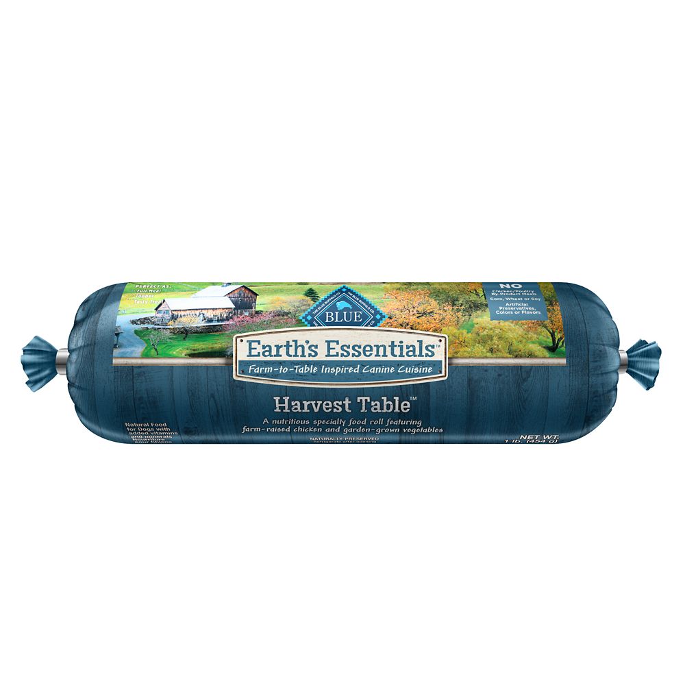 Blue Earth's Essentials Harvest Table Dog Food - Natural, Chicken and Quinoa Size: 1 Lb, Blue Buffalo, Wet, Adult