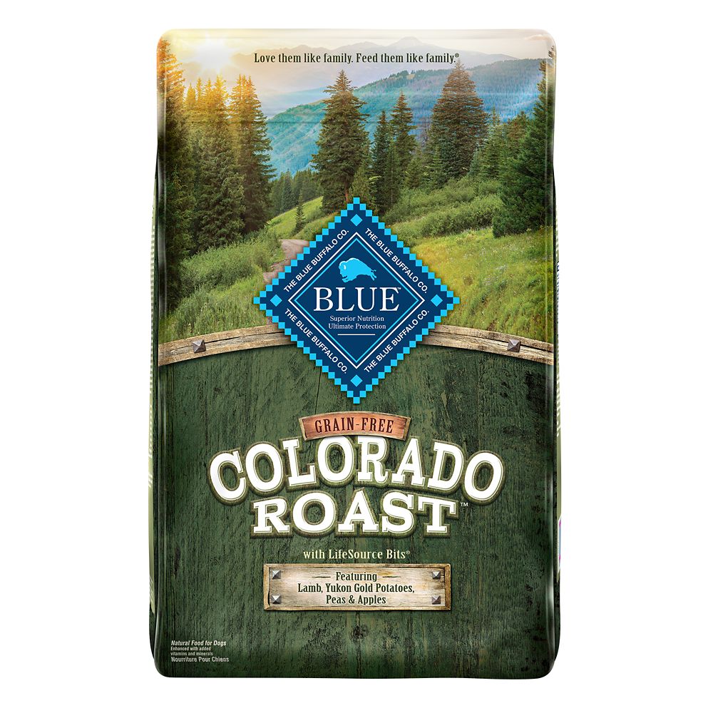 Blue Buffalo Regionals Grain Free Colorado Roast with Lamb, Yukon Gold Potatoes, Peas and Apples Dry Dog Food 22-lb