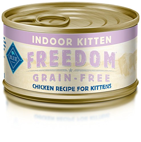 Blue Buffalo Freedom Indoor Chicken Pate Wet Cat Food for Kittens  Grain-Free  3 Oz. Can thumbnail