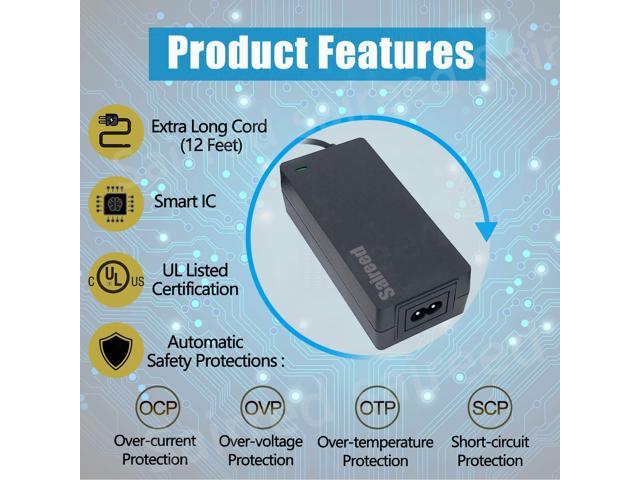 UL AC Charger for Dell Inspiron 17-5000 20-3000 24-3000 5770 I5770 5755 5758 5759 5767 5765 5775 7586 7786 7373 7570 7370 3052 I3452 3475 I3052.