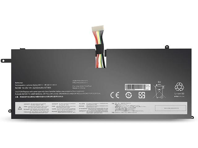 45N1070 45N1071 Battery for Lenovo ThinkPad X1 Carbon 3443 3444 448 3460 3462 3463 Laptop - 14.8V 3200mAh