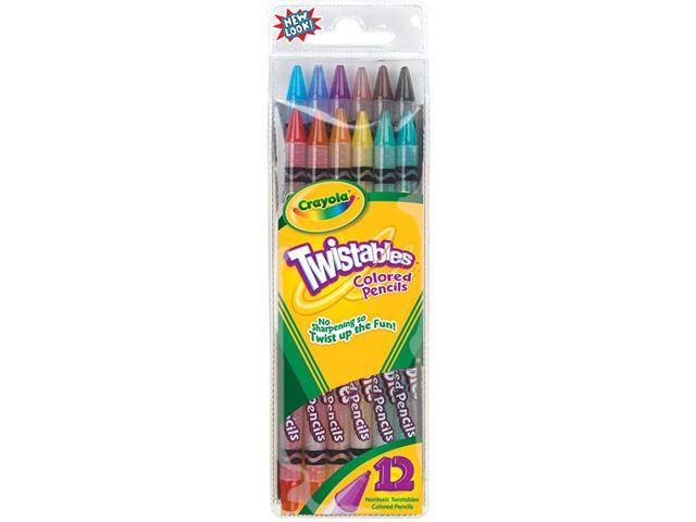 Crayola 071662574086 Twistables Pencils, Assorted Colors 12 Ea (Pack of 3)