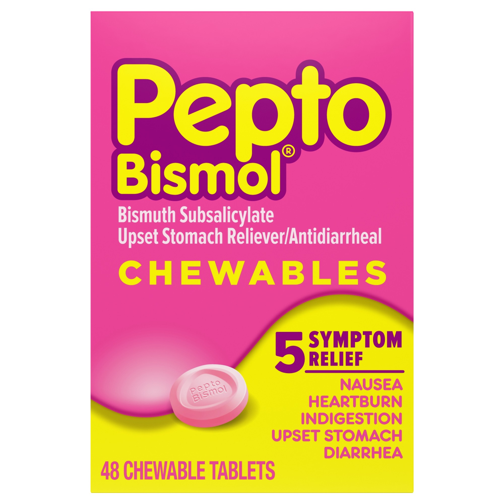 Pepto Bismol - 48 Chewables Tablet
