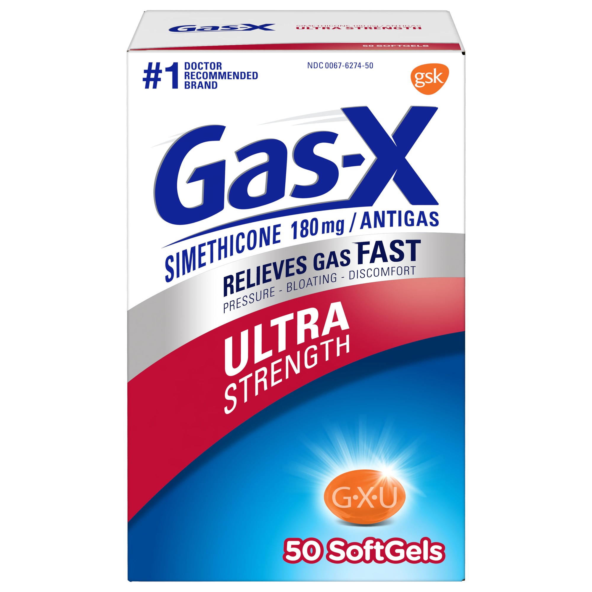 Gas-X - Ultra Strenght 50 Softgels..
