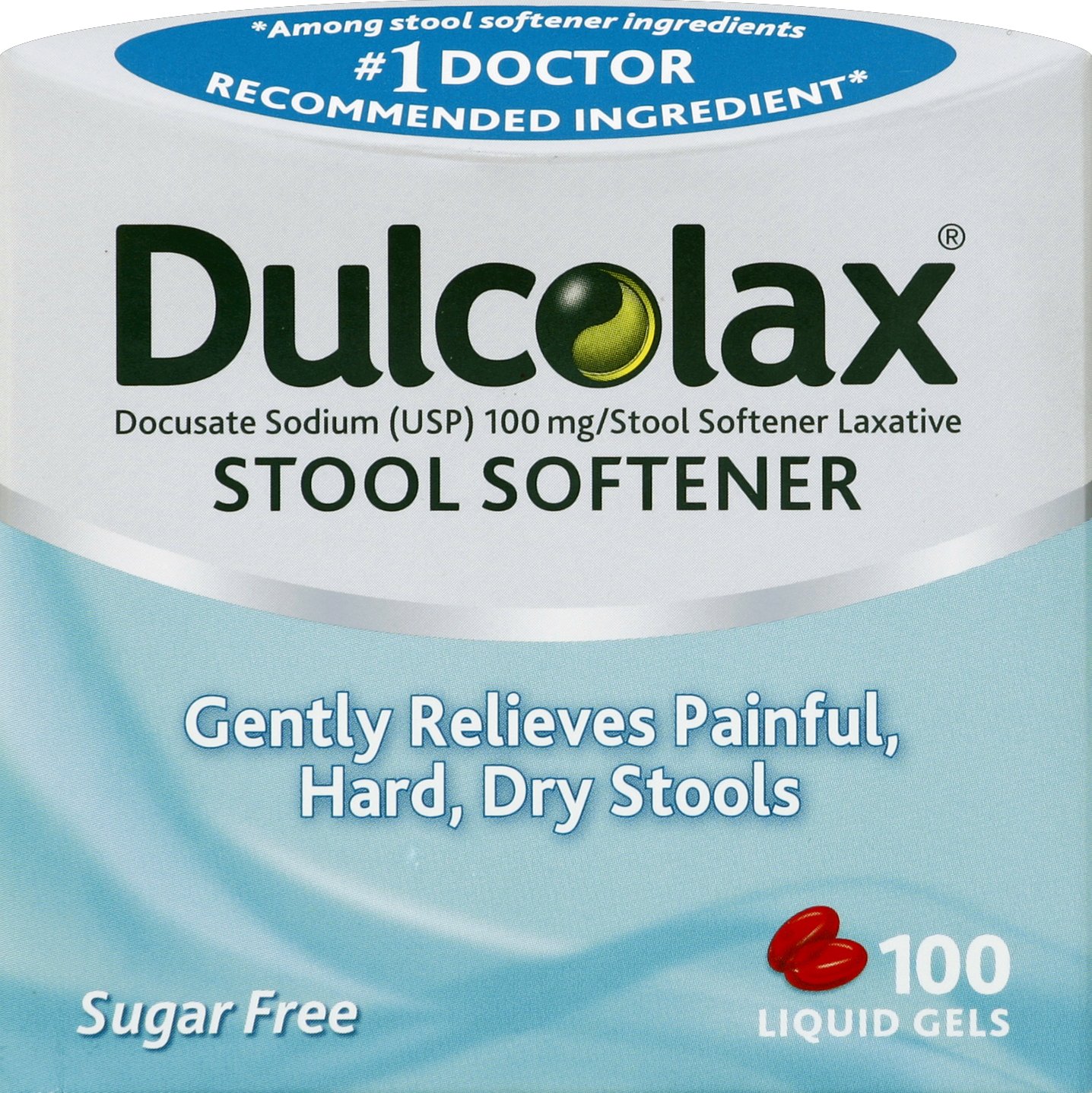 Dulcolax - Stool Softener - 100 Liquid Gel