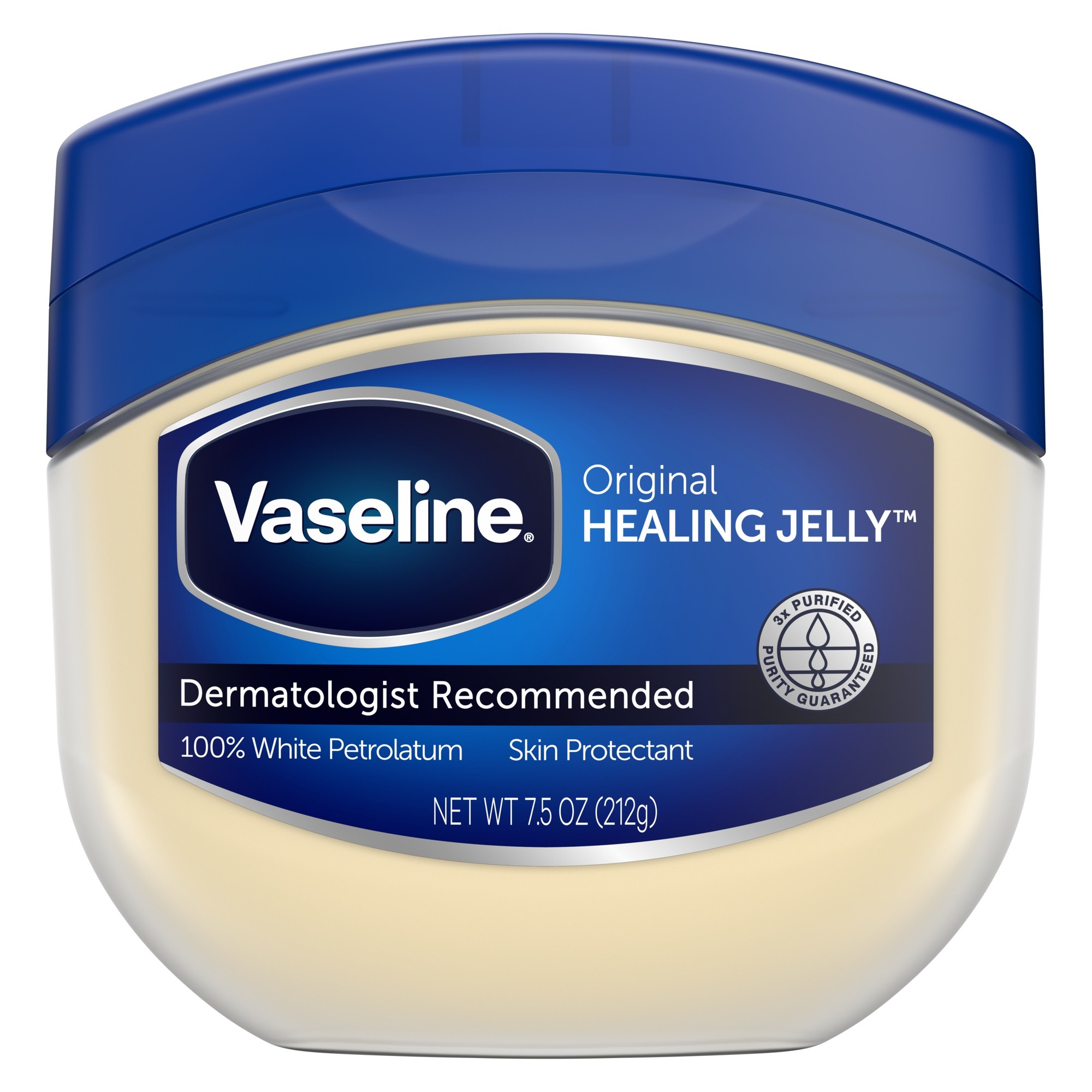 Vaseline Petroleum Jelly for Dry Cracked Skin and Eczema Relief Original 7.5 Oz