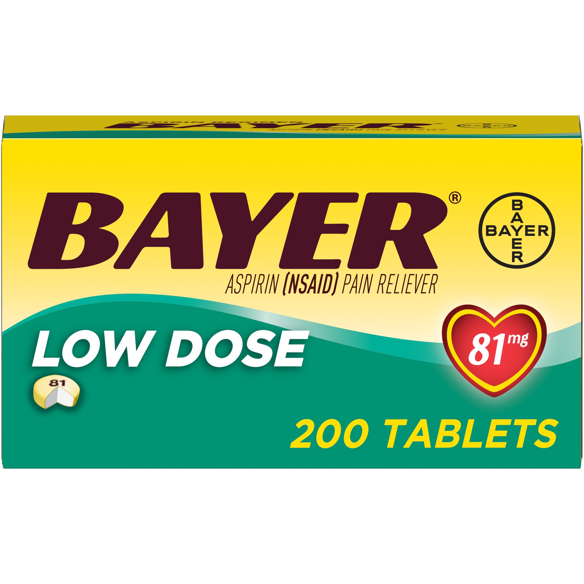 Bayer - Low Dose Coated Tablets - 200 Ct