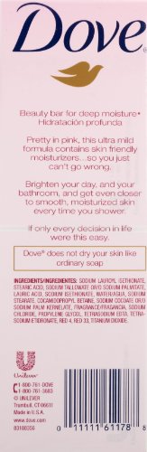 Dove Beauty Bar Women’s Bath Soap Pink Rosa Cleans & Moisturizes for Soft  Smooth Skin  3.75 Oz 8 Bars thumbnail