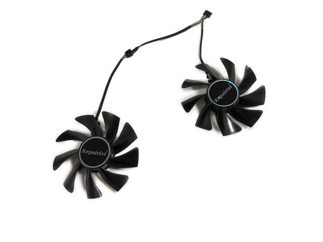 2Pcs/set FD9015U12S HD 7970/7950 GPU VGA Cooler Graphics Card Cooling Fan for XFX HD7950 HD7970 Cards Cooling System Replacement