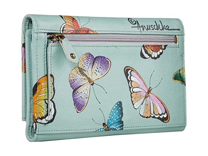 Anuschka 1136 Three Fold Clutch (Butterfly Heaven) Handbags thumbnail