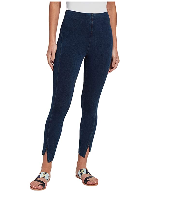 Lysse Leggings Women's Ren Denim Crop in Blue | Size XL | HerRoom.com