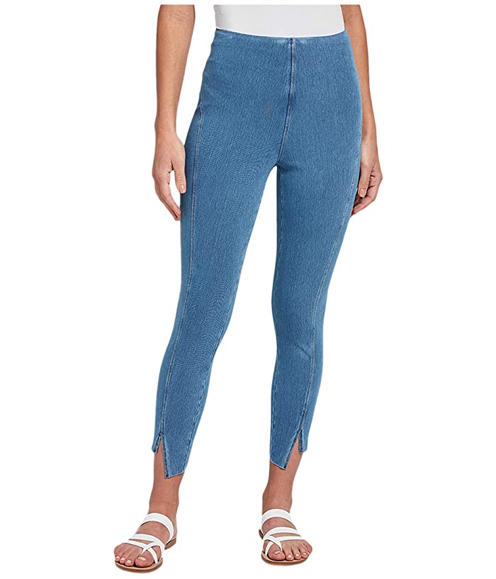 Lysse Leggings Women's Ren Denim Crop in Blue | Size Medium | HerRoom.com