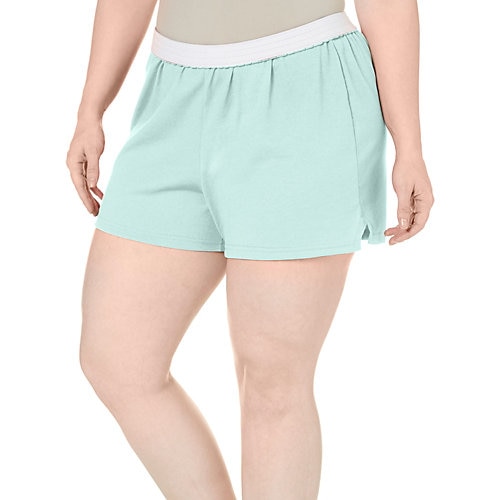 Soffe Juniors Plus Authentic Shorts-2X,MINT GREEN