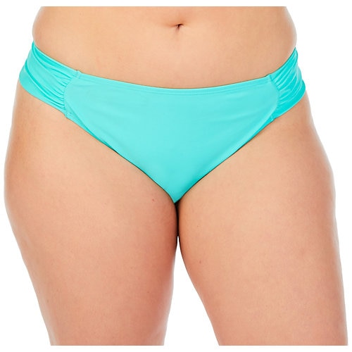 Island SouL Juniors Plus Sundance Swim Bottoms-1X,MINT GREEN